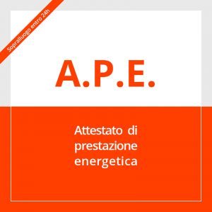 ape attestato prestazione energetica acquista online