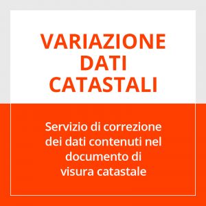 variazione dati catastali online