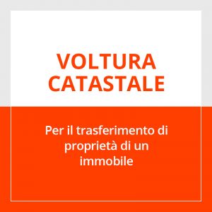 Voltura catastale richiesta online